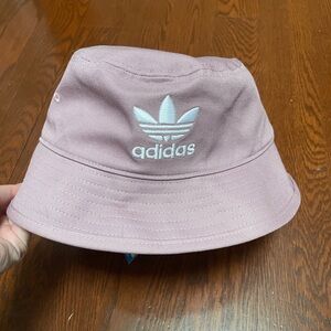 Light purple brand new with ticket adidas bucket hat one size